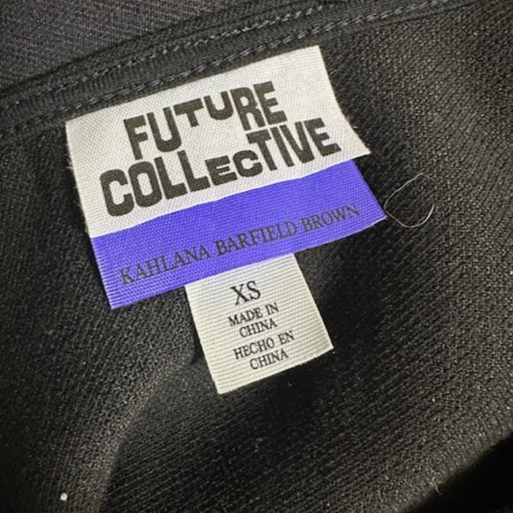 Future Collective Black Mini Dress   8222 - Picture 12 of 14